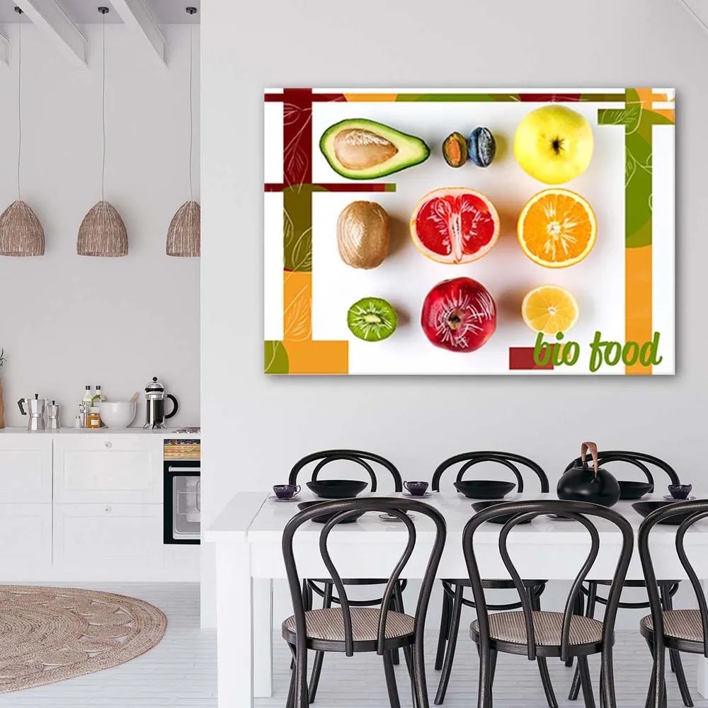 Gario Vászonkép Ízletes BIO gyümölcs Méret: 120 x 80 cm