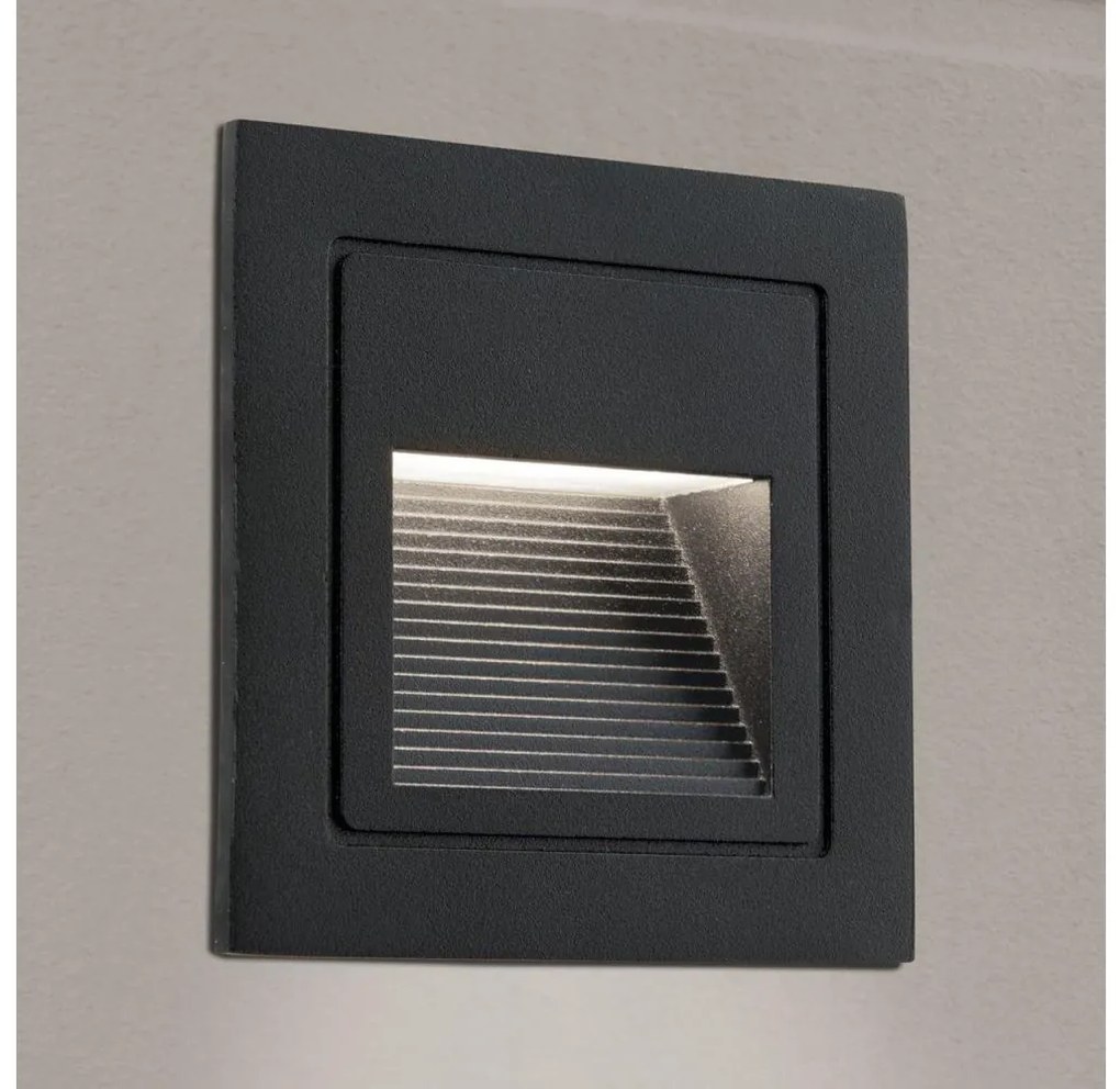 Orion AL 11-1217 - LORO LED beépíthető lámpa 2W 230V IP65 fekete