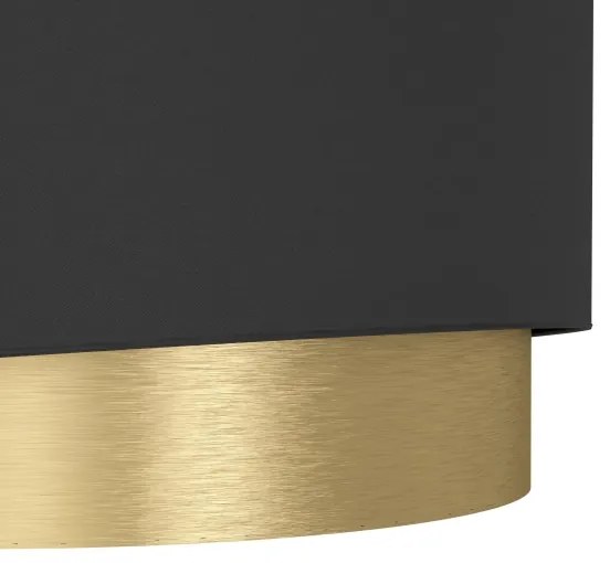 Eglo 390406 - Fali lámpa MANDERLINE 1xE27/40W/230V fekete/arany