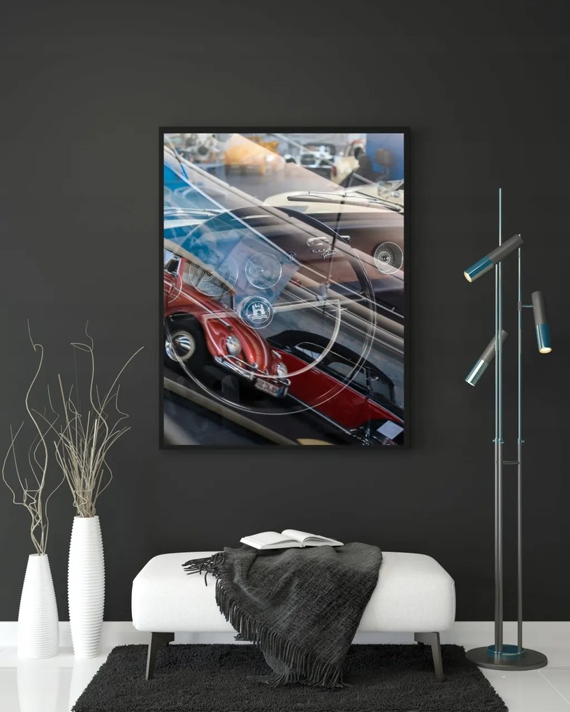 Vászonkép keretben Vw Karmann 50x40cm