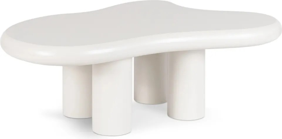 Dohányzóasztal fehér színben - PERLA