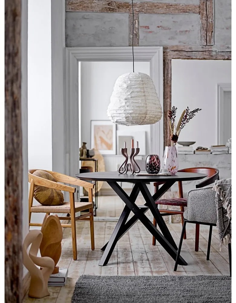 Fehér függőlámpa ø 50 cm Leena – Bloomingville