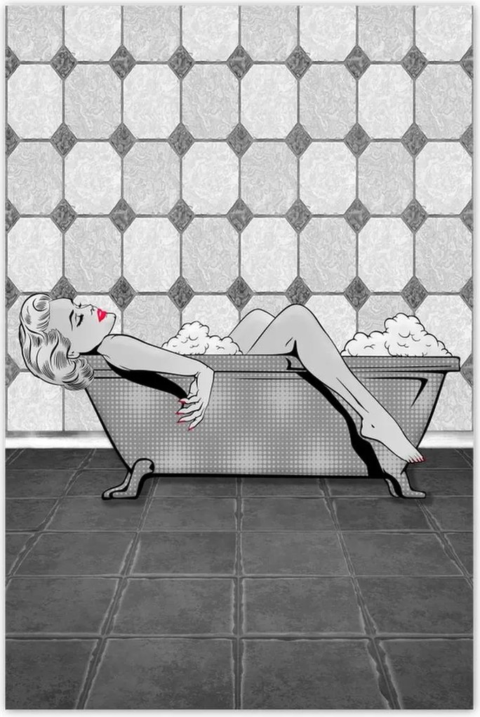 Poszterek 80x120 Marylin Monroe a kádban