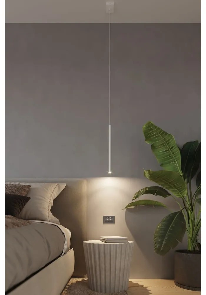 Fideus Single fehér függőlámpa - Nice Lamps