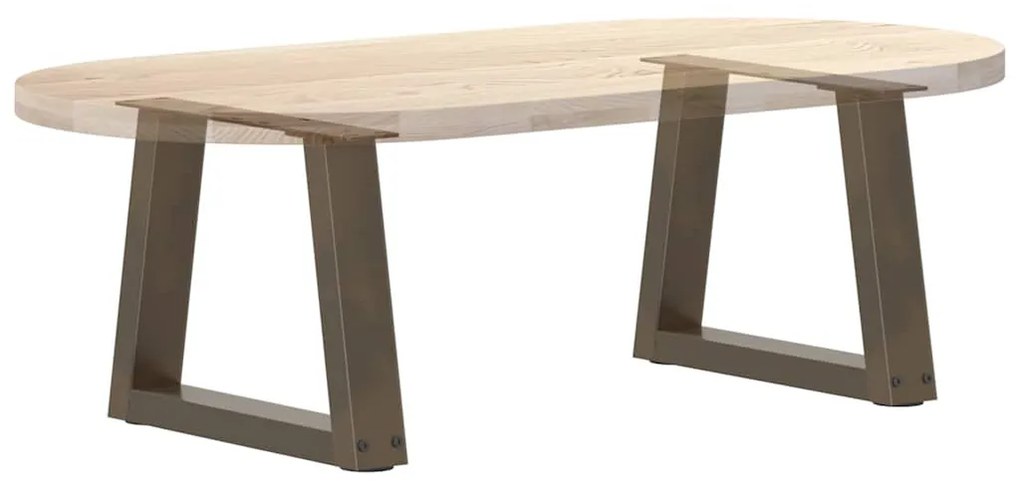 2 db V-alakú natúr acél dohányzóasztal láb 40 x (30-31,3) cm