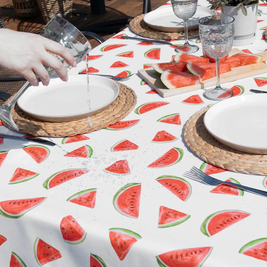 Goldea teflonos asztalterítő - friss görögdinnyék 100 x 140 cm