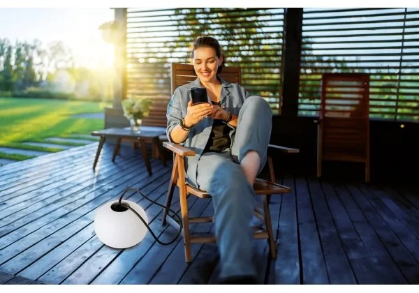 Kanlux 38032 - LED Dimmelhető kültéri tölthető függesztett lámpa STONO LED/1W/3000 mAh IP54