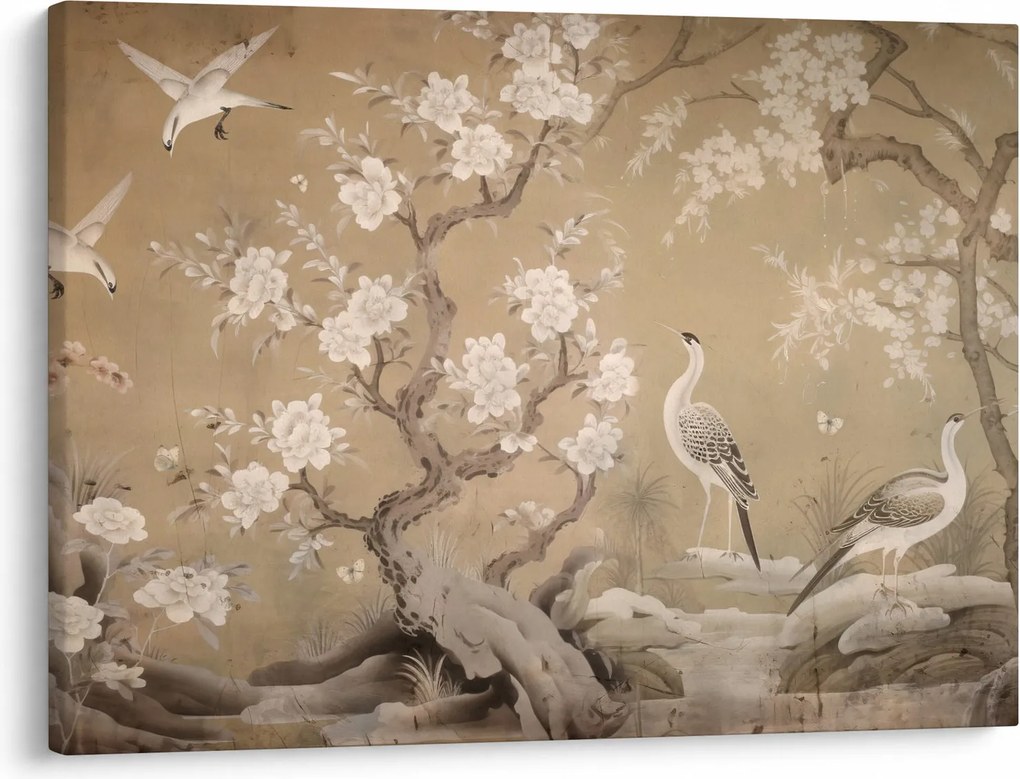 Kép - Rajzfilm japán táj (70x50 cm)