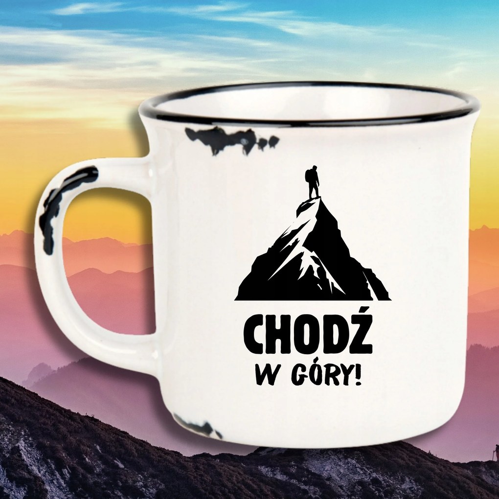 Bögre Fehér Retro Vicces Ajándék Gyere A Hegyekbe