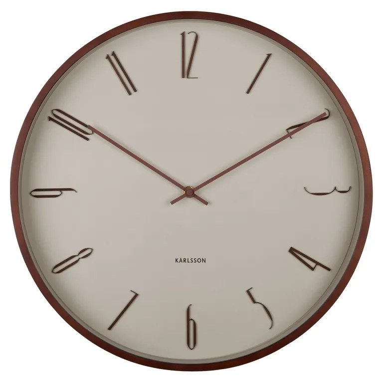 Karlsson 6014WG design falióra bézs, átmérő: 40 cm