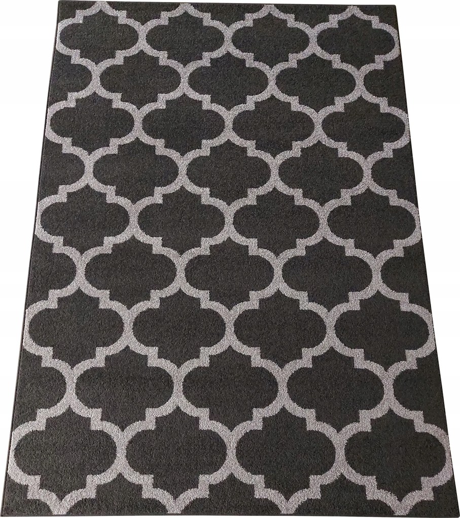 Marokkó szőnyeg grafit sötétszürke 133x190