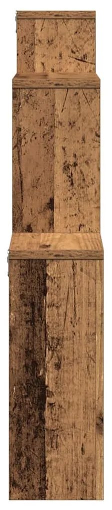 fali polc Régi fa 80x15x78,5 cm Gépelt fa