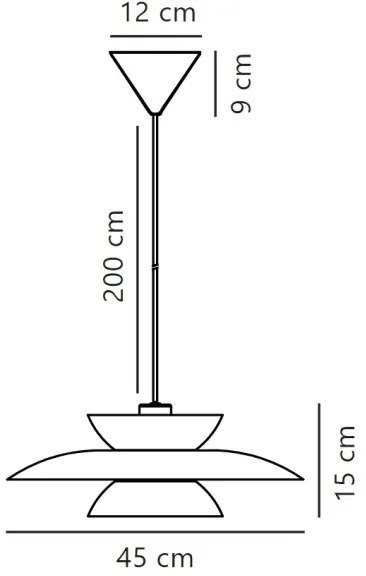 Nordlux - Csillár zsinóron CARMEN 1xE27/40W/230V fekete