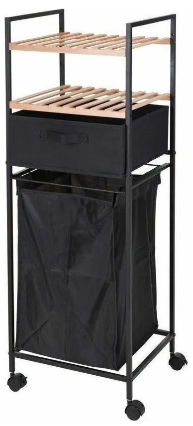 Mobil ruhakosár polcokkal és fiókkal GARMENT 38x105 cm