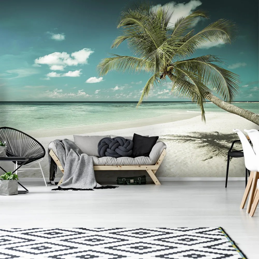 Homokos tengerpart poszter, fotótapéta, Vlies (400 x 280 cm)