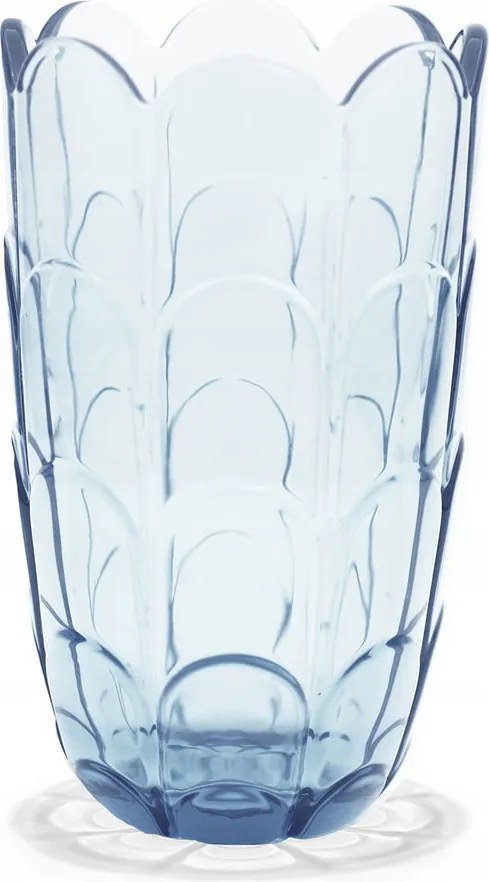 Holmegaard Lily Üveg Virágváza 19 cm Kék