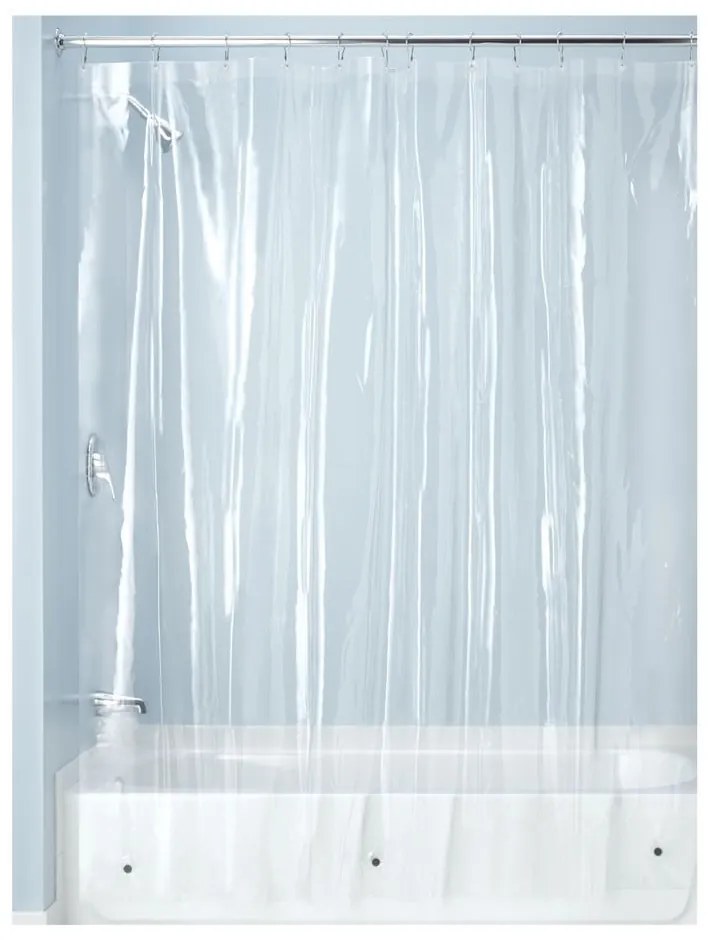PEVA átlátszó zuhanyfüggöny, 200 x 180 cm - iDesign