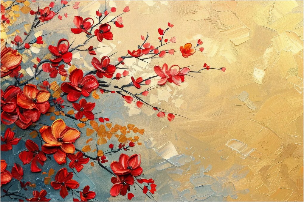 Kép - Virágzó fa (90x60 cm)