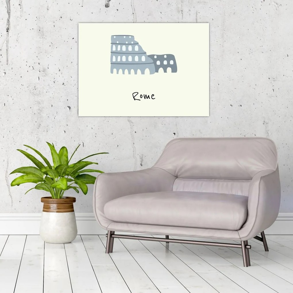 Üveg kép - Európa városai N⁰2 (70x50 cm)