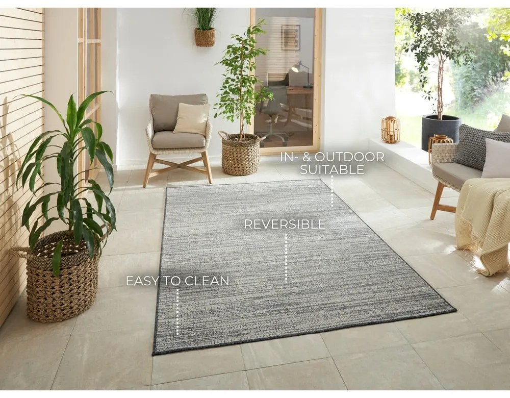 Szürke kültéri szőnyeg 150x80 cm Gemini - Elle Decoration