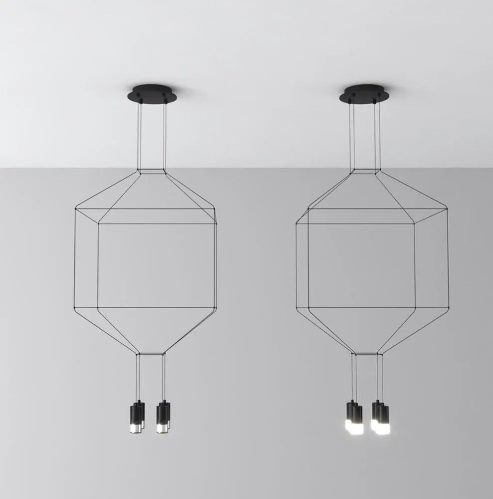 Függeszték Fekete LINEA STEP INTO DESIGN ST-5961-4