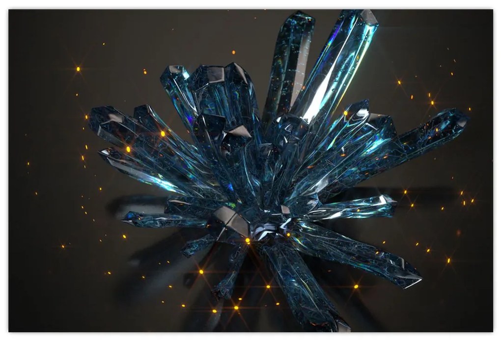 Kristály kép (90x60 cm)