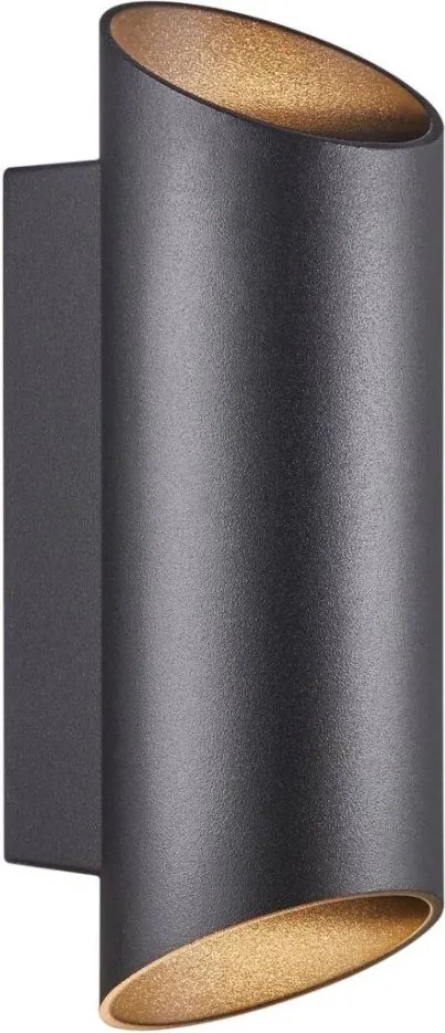 NORDLUX 2218231003 NICO Modern Kültéri Fali Lámpa Fekete GU10 IP54