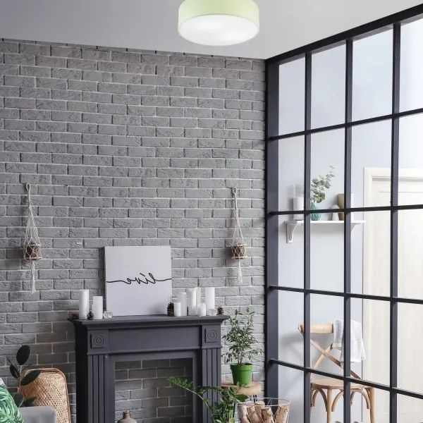 Mennyezeti lámpa SIRJA PASTEL 2xE27/60W/230V átm. 45 cm zöld