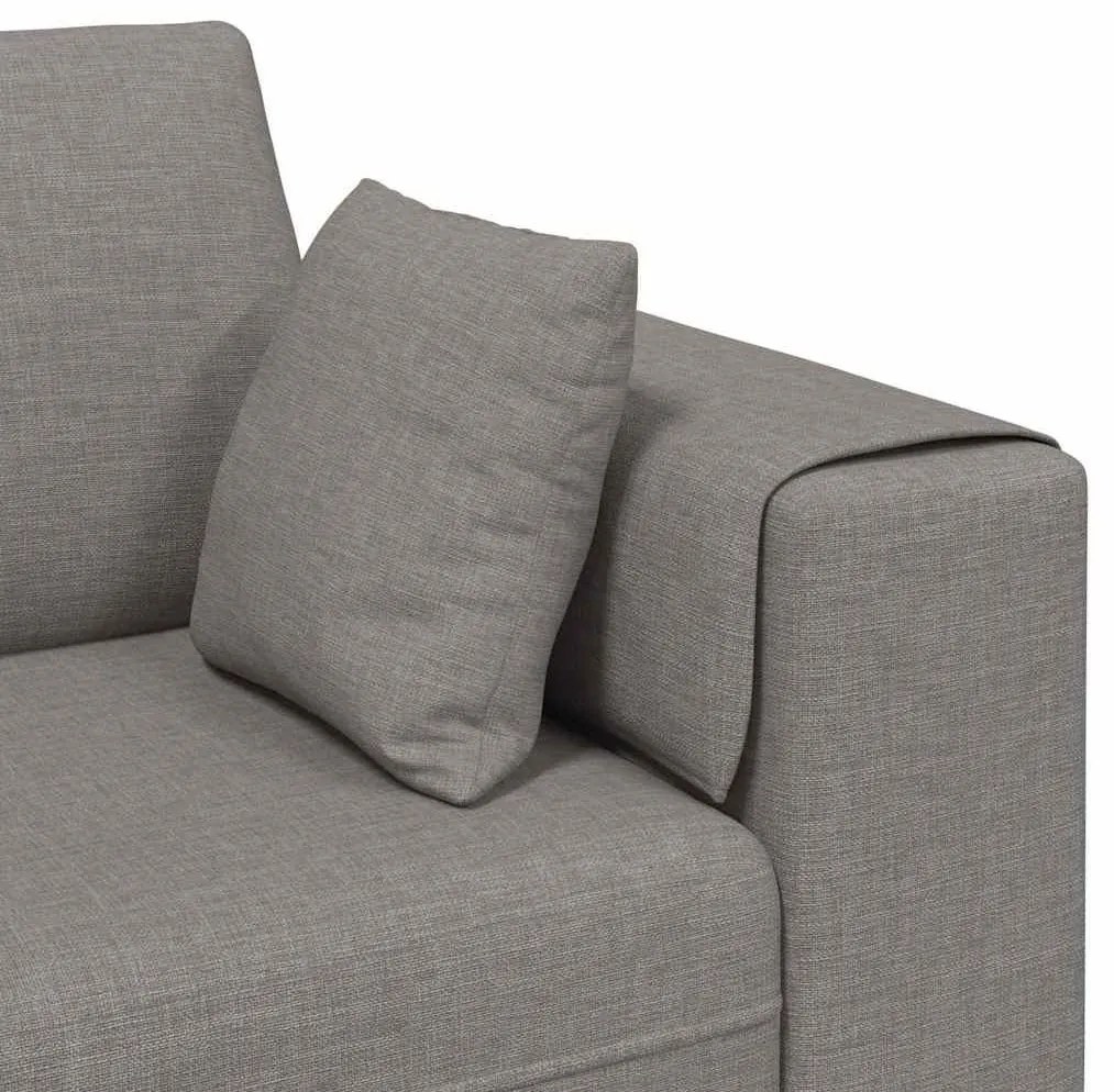 Szövet kanapé párnával 3 pcs Tópszínű 208 cm szövet