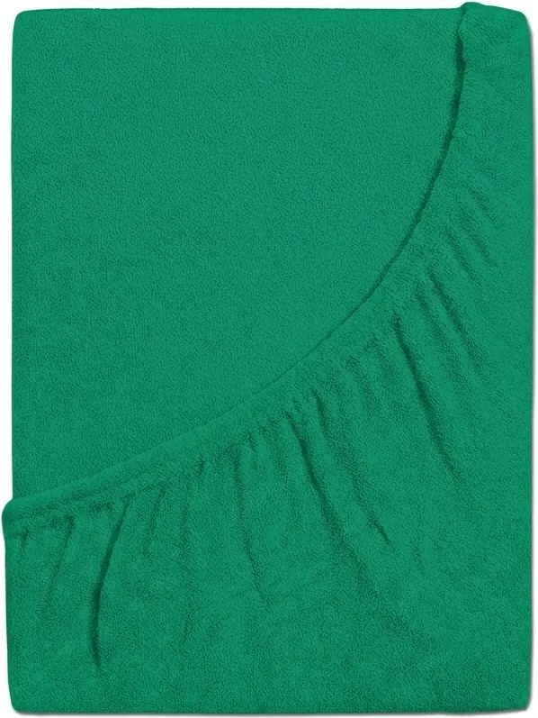 Frottír gumis lepedő gyerekágyba PREMIUM 60x120 cm mentás