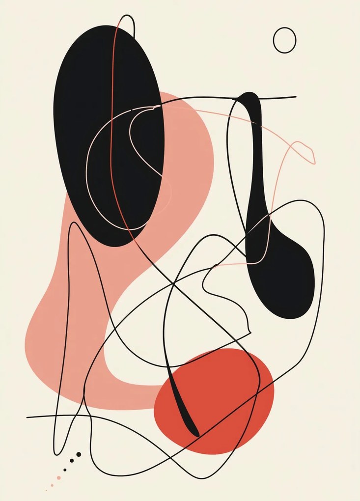 Poszter 39,5x55cm Absztrakt vibráció