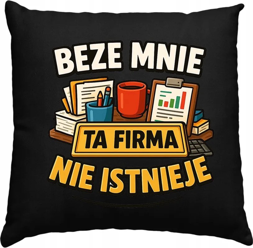 Ajándék párna menedzser vezetőnek, fekete