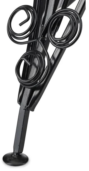 Virágállvány 47x43 cm fekete