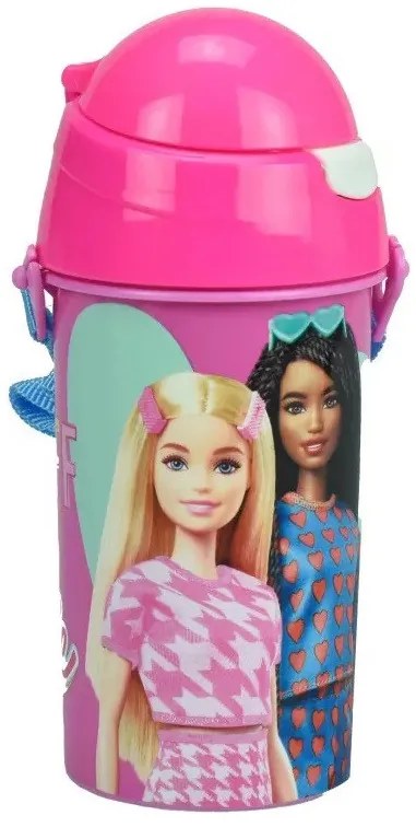 Barbie kulacs sportpalack, rózsaszín 500 ml (Thoughts)