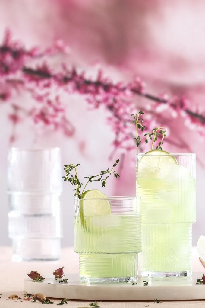 6 részes üveg kehely szett 400 ml