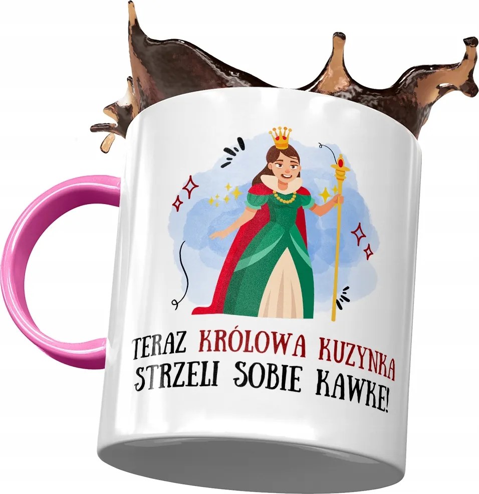 Rózsaszín Bögre Unokatestvérnek Születésnapra Ajándék Nyomtatott Fotóval