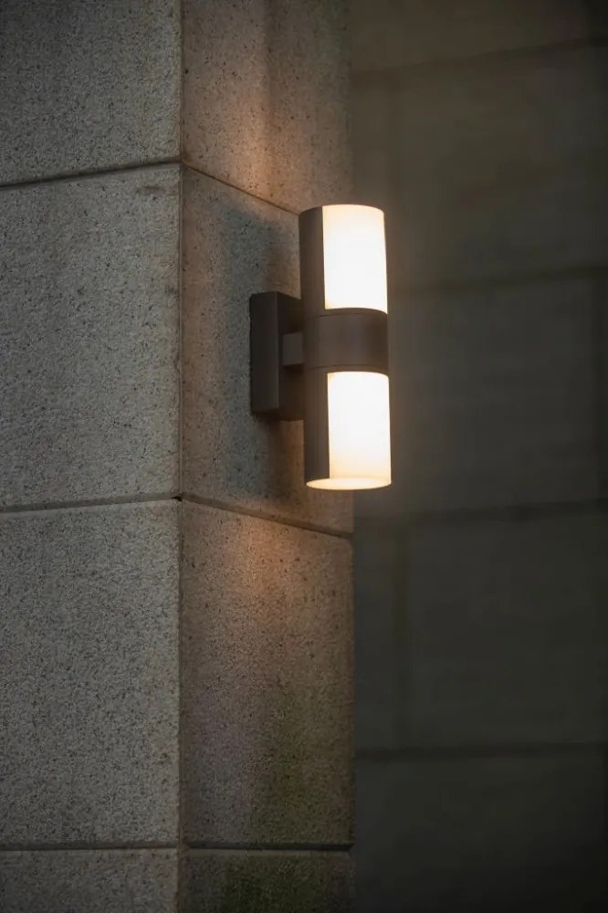 Kültéri Fali Lámpa Szürke Cyra LUTEC 5198101118