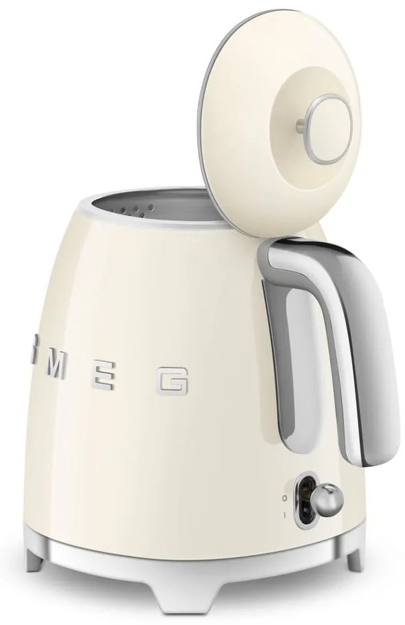 Krémszínű rozsdamentes acél vízforraló 800 ml Retro Style – SMEG