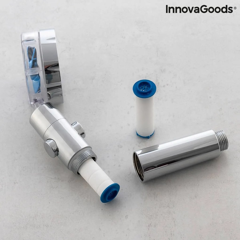 Heliwer öko zuhanyfej propellerrel és tisztítószűrővel - InnovaGoods