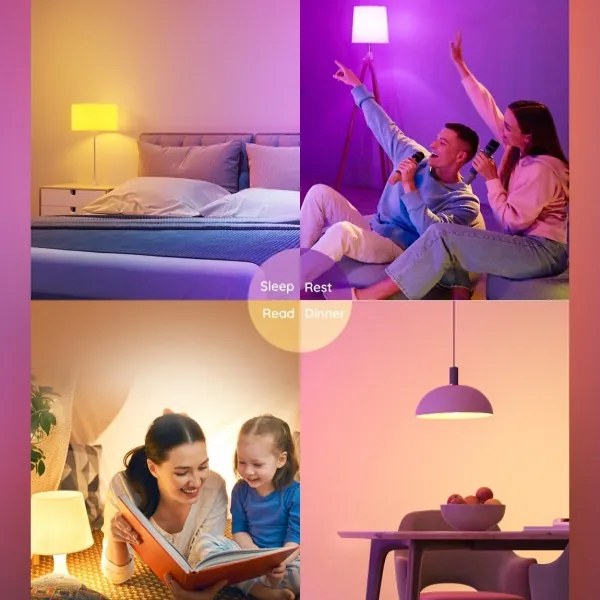 Govee - LED RGBWW Dimmelhető izzó Smart E27/12W/230V 2700-6500K Wi-Fi