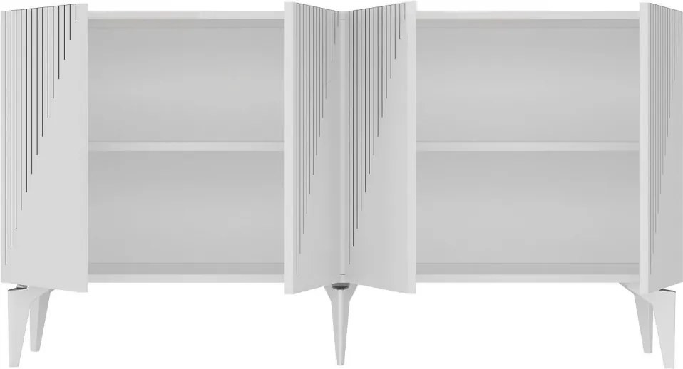Batum komód, fehér, 150 cm