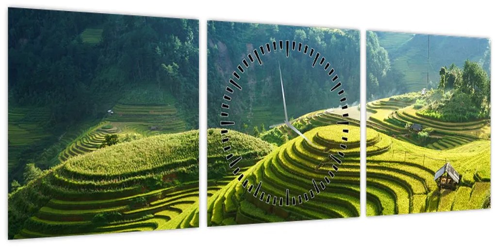 Kép - Rice Terraces koncert (órával) (90x30 cm)