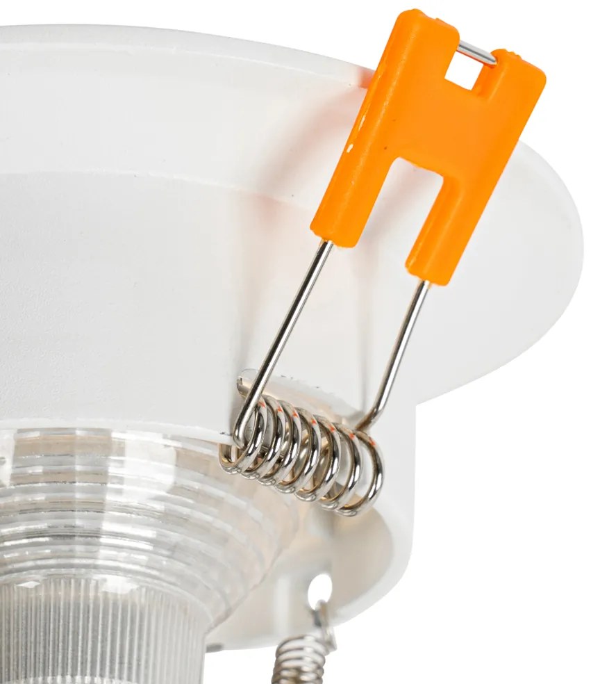 12 db-os beépíthető spotlámpa szett fehér GU10 50 mm - Gijs