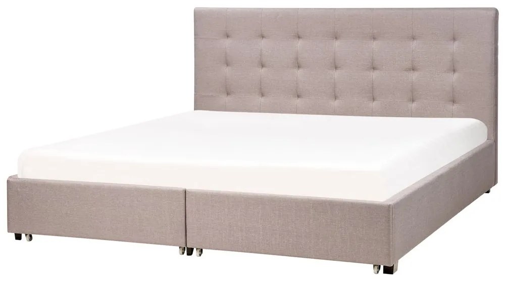 Franciaágy 180 cm ROLLA (ágyráccsal és tárolóhellyel) (világosszürke). 1007489