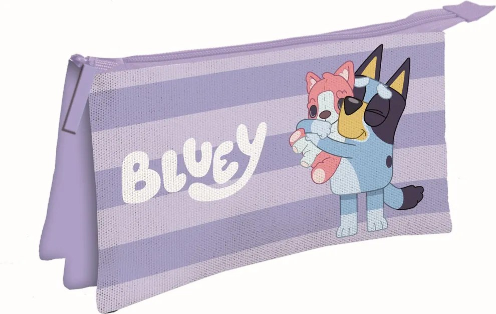 Bluey Puppy 3 rekeszes tolltartó 22 cm