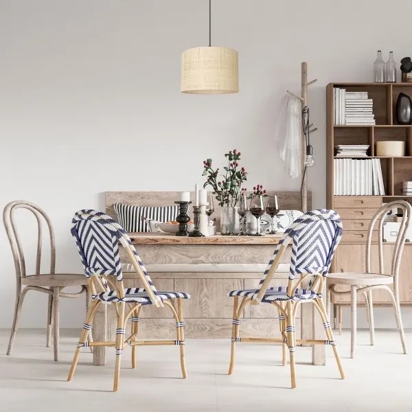 Csillár zsinóron RATTAN 1xE27/60W/230V á. 25 cm rattan