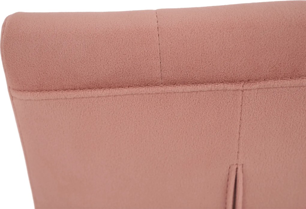 Étkezőszék, rózsaszín Velvet szövet/króm, SALOMA NEW