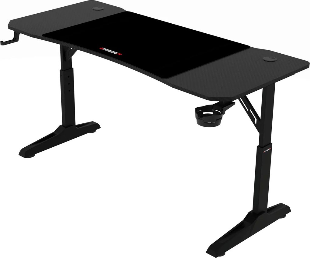 NERO állítható gamer asztal 120 × 60 cm