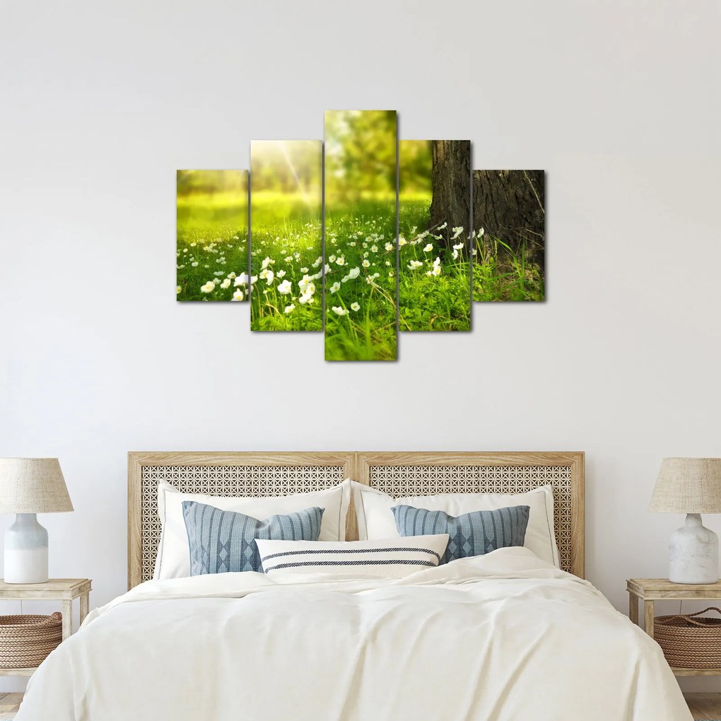 Tisztás és a virágok képe (150x105 cm)