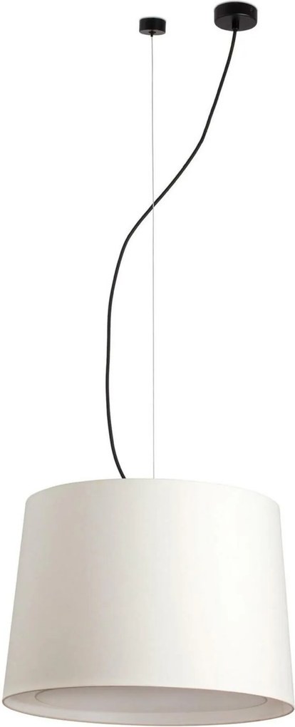 Faro Conga függeszték, fekete/bézs, átmérő 45 cm, E27, IP20